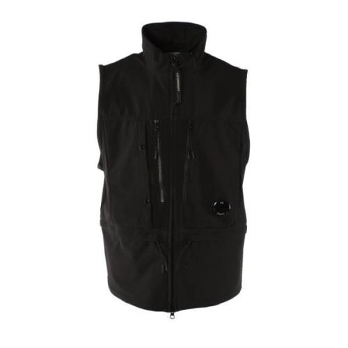 C.p. Company Svart Bodywarmer Shell-R Black, Herr