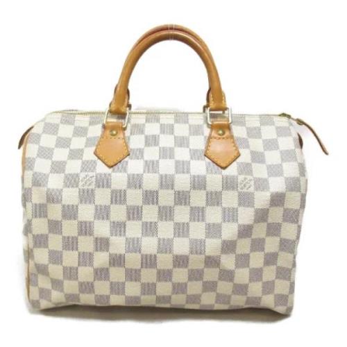 Louis Vuitton Vintage Pre-owned Canvas louis-vuitton-vskor Beige, Dam