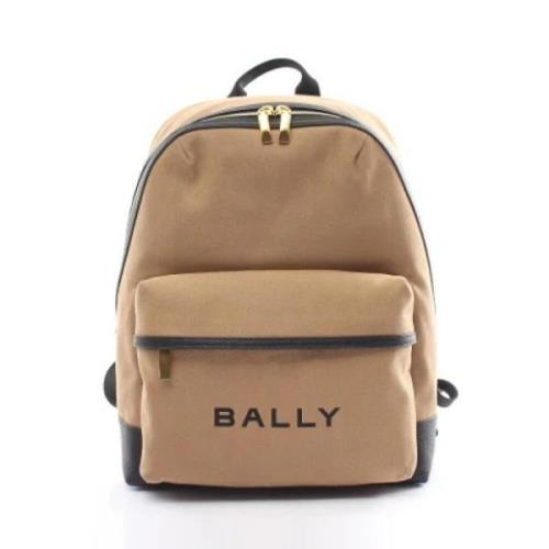 Bally Pre-owned Pre-owned Laeder axelremsvskor Beige, Dam