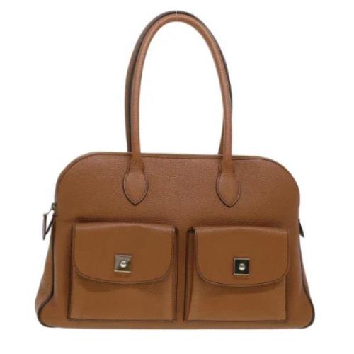 Hermès Vintage Pre-owned Laeder handvskor Brown, Dam