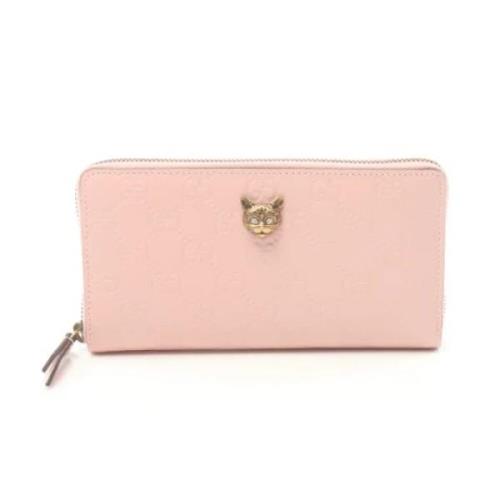 Gucci Vintage Pre-owned Laeder plnbcker Pink, Dam