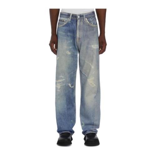 Our Legacy Digital Print Jeans Third Cut Blue, Herr