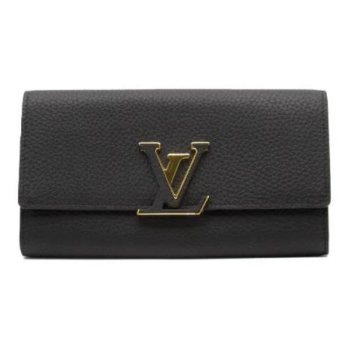 Louis Vuitton Vintage Pre-owned Laeder plnbcker Black, Dam