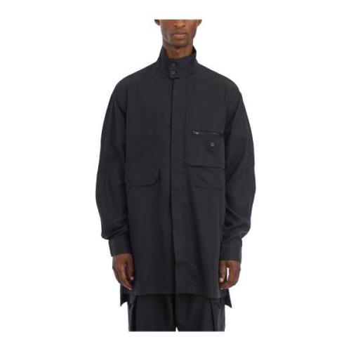 Y-3 Oversized Skjorta Black, Herr