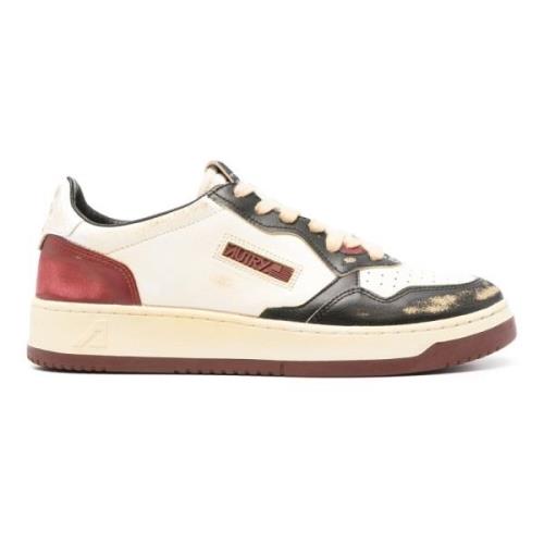 Autry Vintage Panel Läder Sneakers Multicolor, Dam