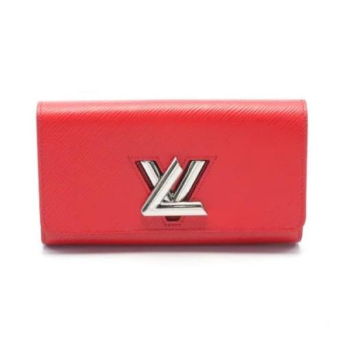 Louis Vuitton Vintage Pre-owned Laeder plnbcker Red, Dam