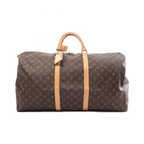 Louis Vuitton Vintage Pre-owned Canvas handvskor Brown, Dam