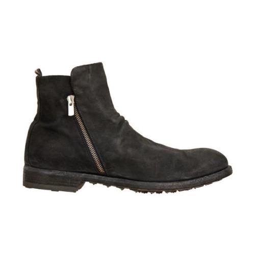 Officine Creative Dragkedja Ankel Boot Black, Herr