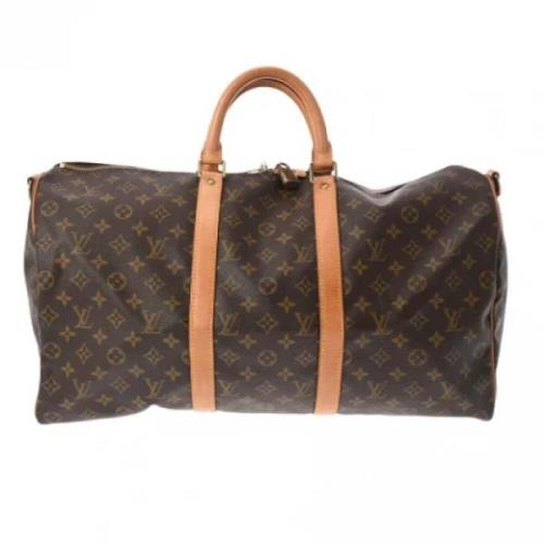 Louis Vuitton Vintage Pre-owned Canvas handvskor Brown, Dam