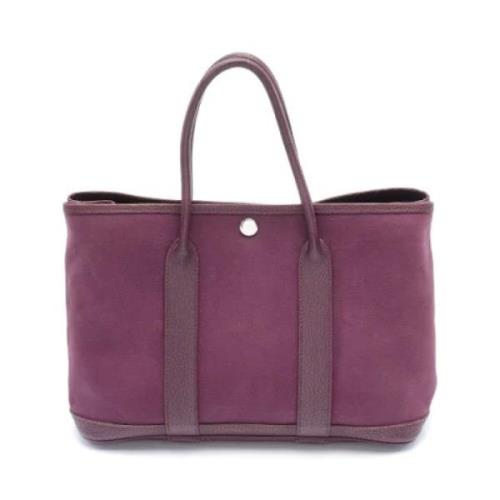 Hermès Vintage Pre-owned Laeder totevskor Purple, Dam