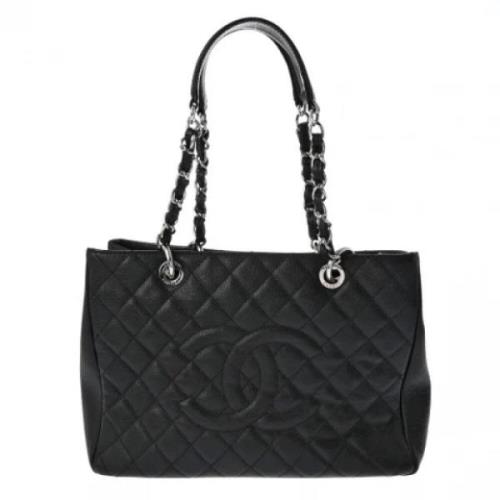 Chanel Vintage Pre-owned Laeder totevskor Black, Dam