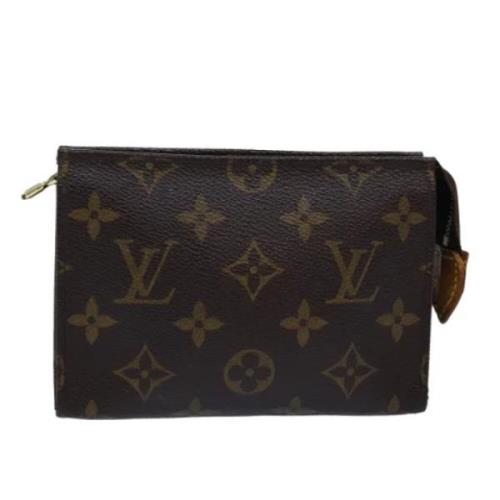 Louis Vuitton Vintage Pre-owned Canvas kuvertvskor Brown, Dam