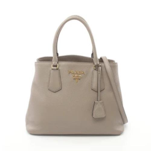 Prada Vintage Pre-owned Laeder prada-vskor Beige, Dam