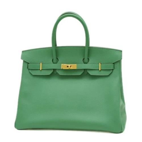 Hermès Vintage Pre-owned Laeder handvskor Green, Dam