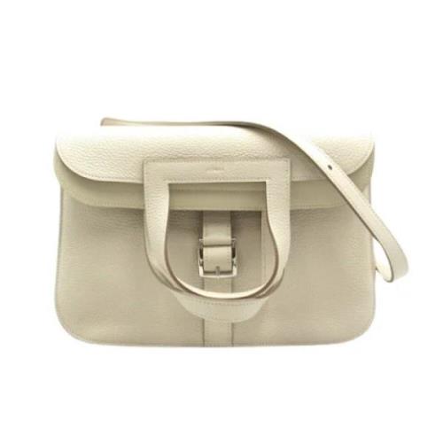 Hermès Vintage Pre-owned Laeder axelremsvskor Beige, Dam