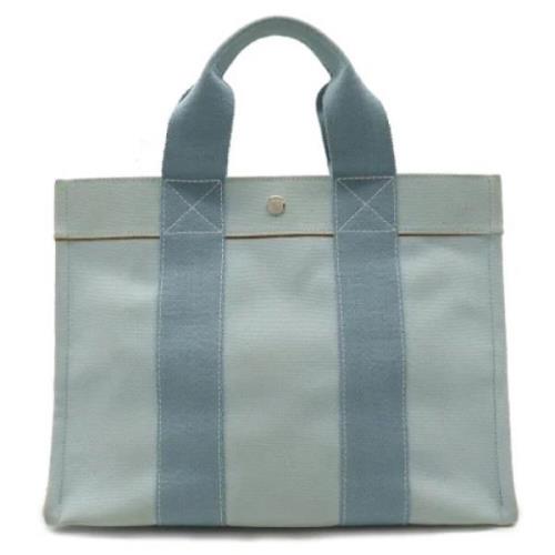 Hermès Vintage Pre-owned Canvas totevskor Blue, Dam