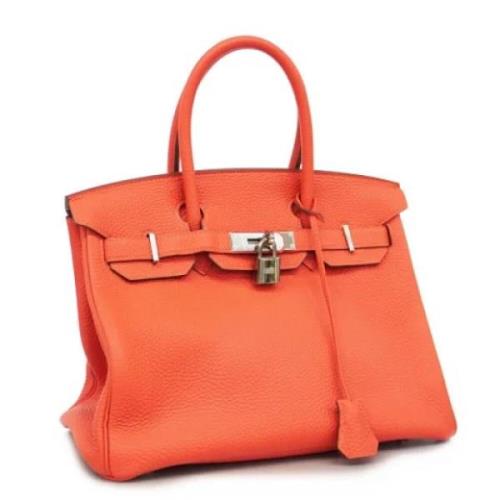 Hermès Vintage Pre-owned Laeder handvskor Orange, Dam