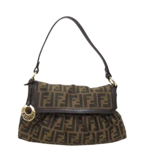 Fendi Vintage Pre-owned Canvas fendi-vskor Brown, Dam