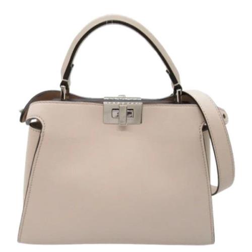 Fendi Vintage Pre-owned Laeder fendi-vskor White, Dam