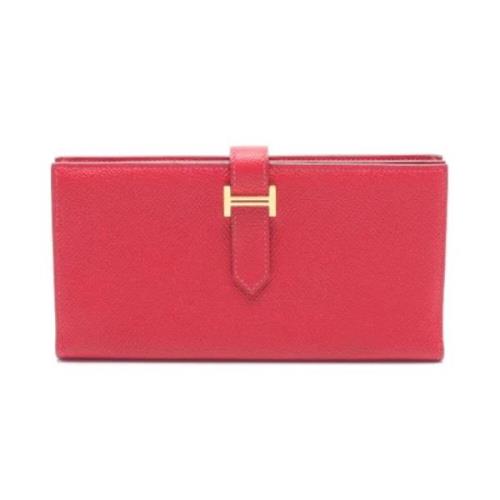 Hermès Vintage Pre-owned Tyg plnbcker Red, Dam