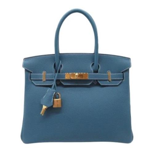 Hermès Vintage Pre-owned Laeder handvskor Blue, Dam