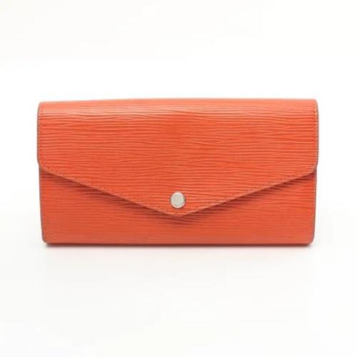 Louis Vuitton Vintage Pre-owned Laeder plnbcker Orange, Dam