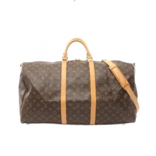 Louis Vuitton Vintage Pre-owned Canvas handvskor Brown, Dam