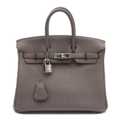 Hermès Vintage Pre-owned Laeder handvskor Gray, Dam