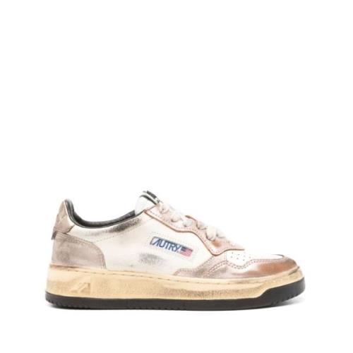 Autry Metallic Rose Medalist Low Women's Sneakers Multicolor, Dam