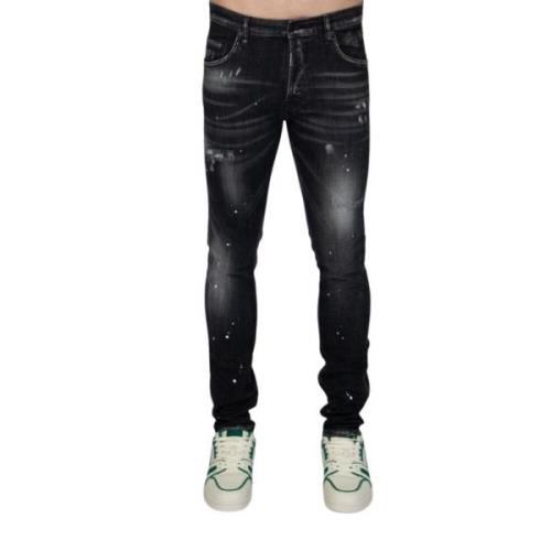 My Brand Midnight Ripped Svarta Jeans Black, Herr