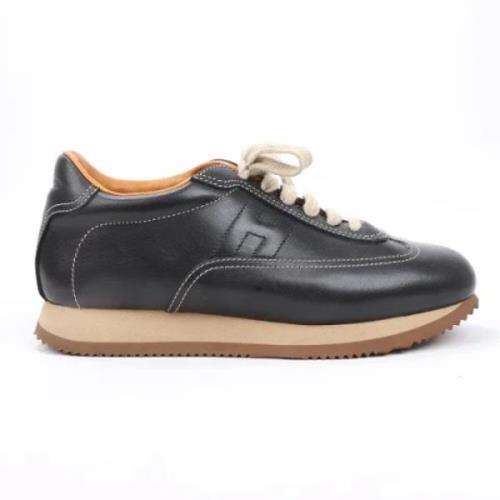 Hermès Vintage Pre-owned Laeder sneakers Black, Dam