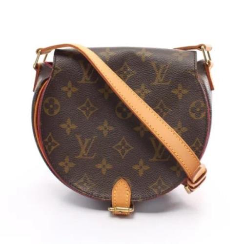 Louis Vuitton Vintage Pre-owned Laeder axelremsvskor Brown, Dam