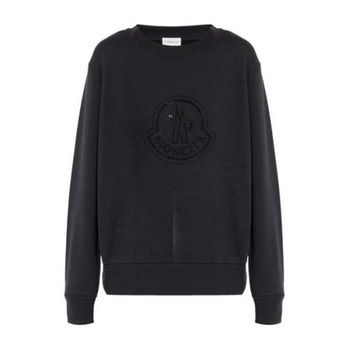 Moncler Svarta Tröjor för Män Black, Dam