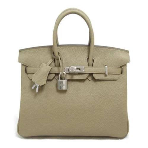 Hermès Vintage Pre-owned Laeder handvskor Beige, Dam