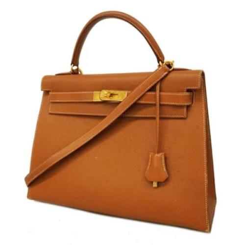 Hermès Vintage Pre-owned Laeder handvskor Brown, Dam