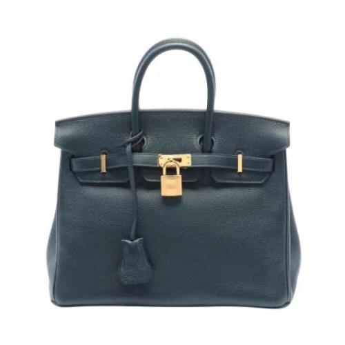 Hermès Vintage Pre-owned Laeder handvskor Blue, Dam