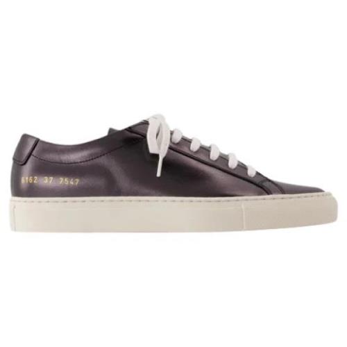 Common Projects Laeder sneakers Black, Dam