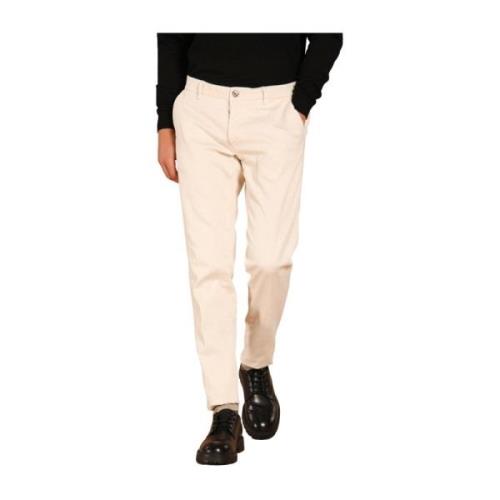 Mason's Slim Fit Vita Chino Byxor White, Herr