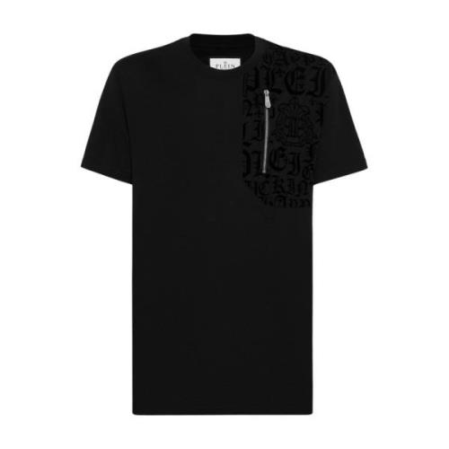 Philipp Plein Grafisk T-shirt Black, Herr