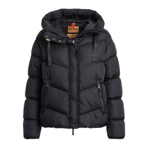 Parajumpers Quiltad Svart Jacka med Huva Black, Dam