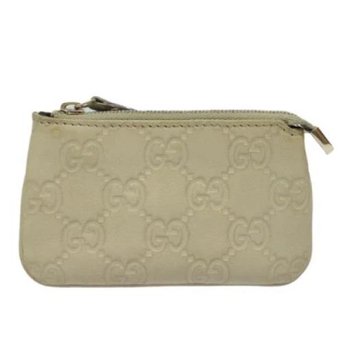 Gucci Vintage Pre-owned Canvas plnbcker Beige, Dam