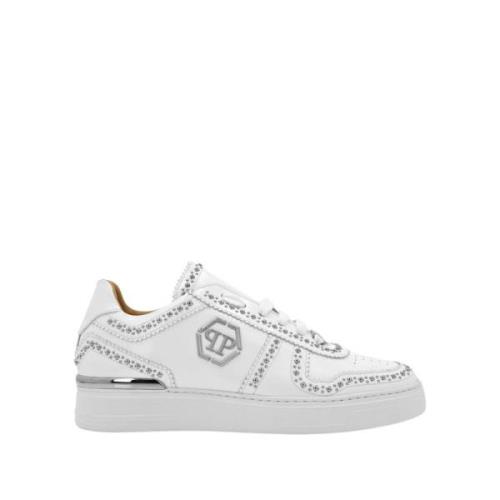 Philipp Plein Snygga Sneakers för Modemedvetna Individer White, Herr