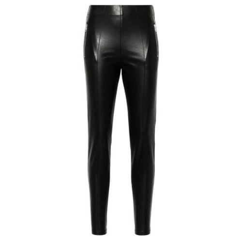 Ermanno Scervino Stiliga Leggings med Unik Design Black, Dam