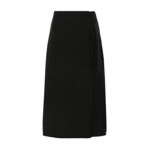 Ermanno Scervino Midi Kjol för Kvinnor Black, Dam