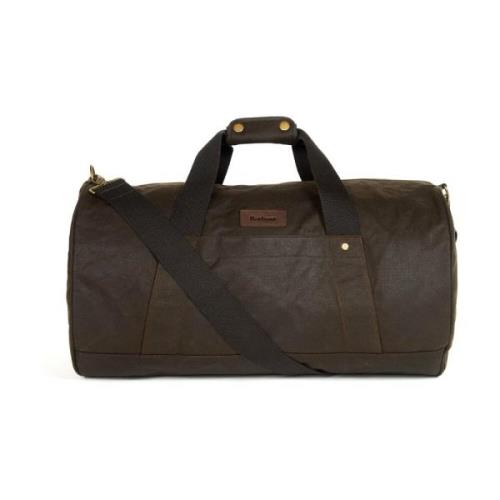 Barbour Vax Duffle Bag Brown, Herr