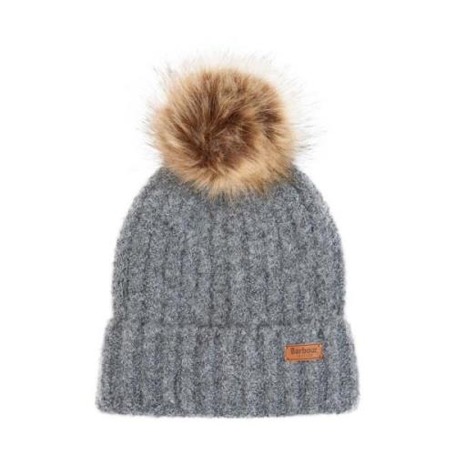 Barbour Saltburn Beanie och Scarf Set Gray, Dam