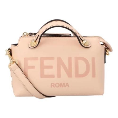 Fendi Laeder crossbodyvskor Beige, Dam