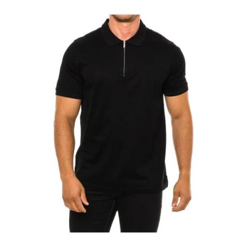 Karl Lagerfeld Polo med Kort Ärm Black, Herr