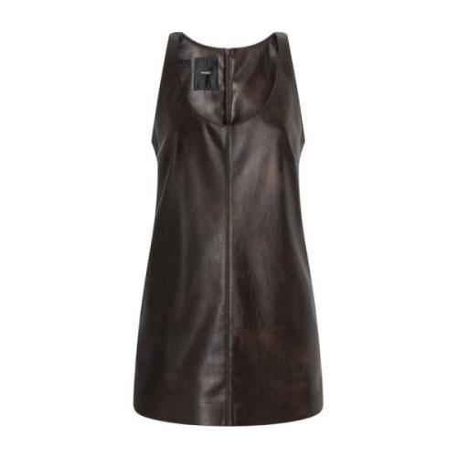 Pinko Elegant Brun Klänning Brown, Dam