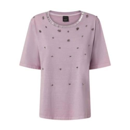 Pinko Lila T-shirts och Polos Purple, Dam